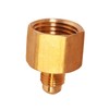 Everflow 3/8" Flare x 1/2" FIP Reducing Adapter Pipe Fitting; Brass F46R-3812